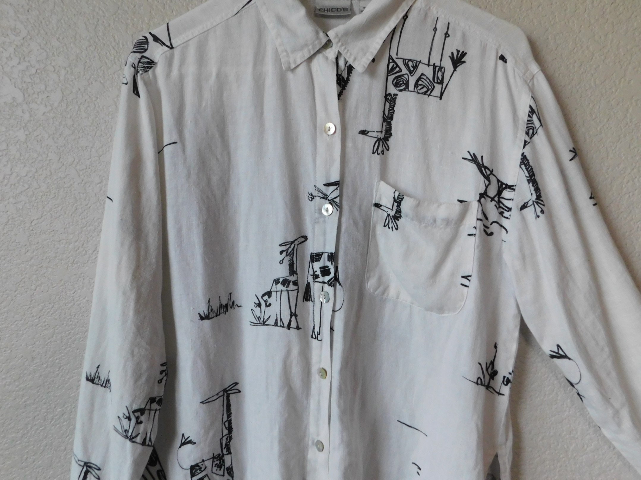 Chicos linen shirts Clearance