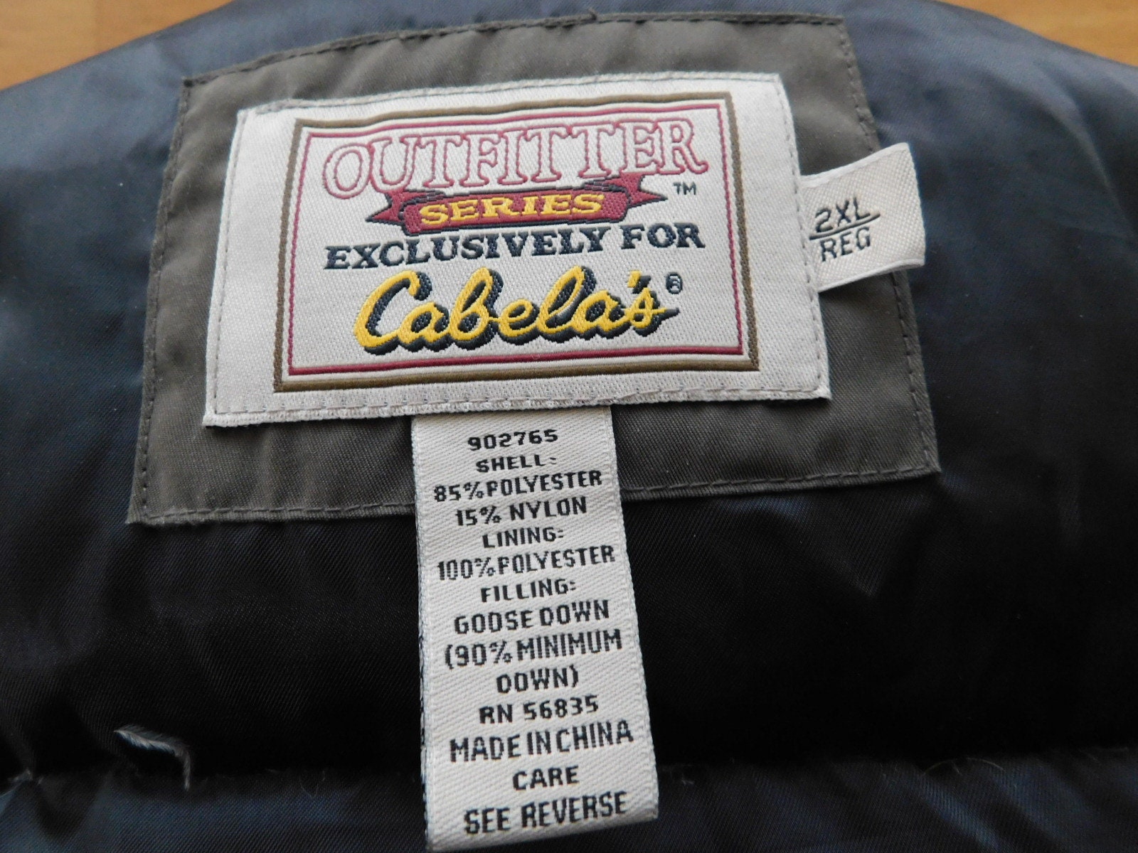 ジャケット・アウター OOs Cabela's ConvertHuntingFleece Jacket Vintage Cabela's Outfitter Size 2XL Goose Down Jacket/green