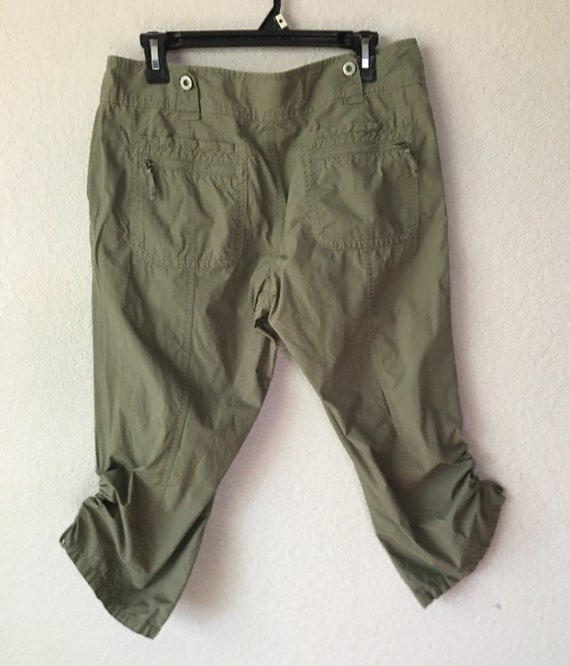 Gap Jeans Size 10 Women's Capri Pants/side Strings Pleats Capri Pants/vintage  Olive Green Capri Pants -  Canada