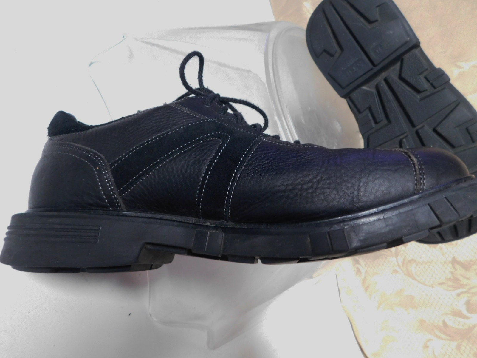 Vtg Bed Stu The Next Step Black Leather Mens Shoes EU 46 Grunge Emo Quality Lace BED STU the Next Step Men main image 2