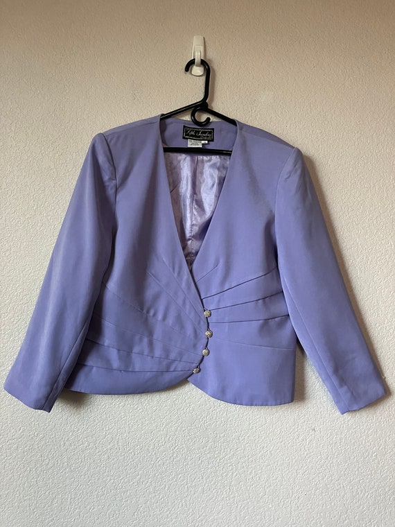 Vintage women's size 20 lavender jacket/rhinestone
