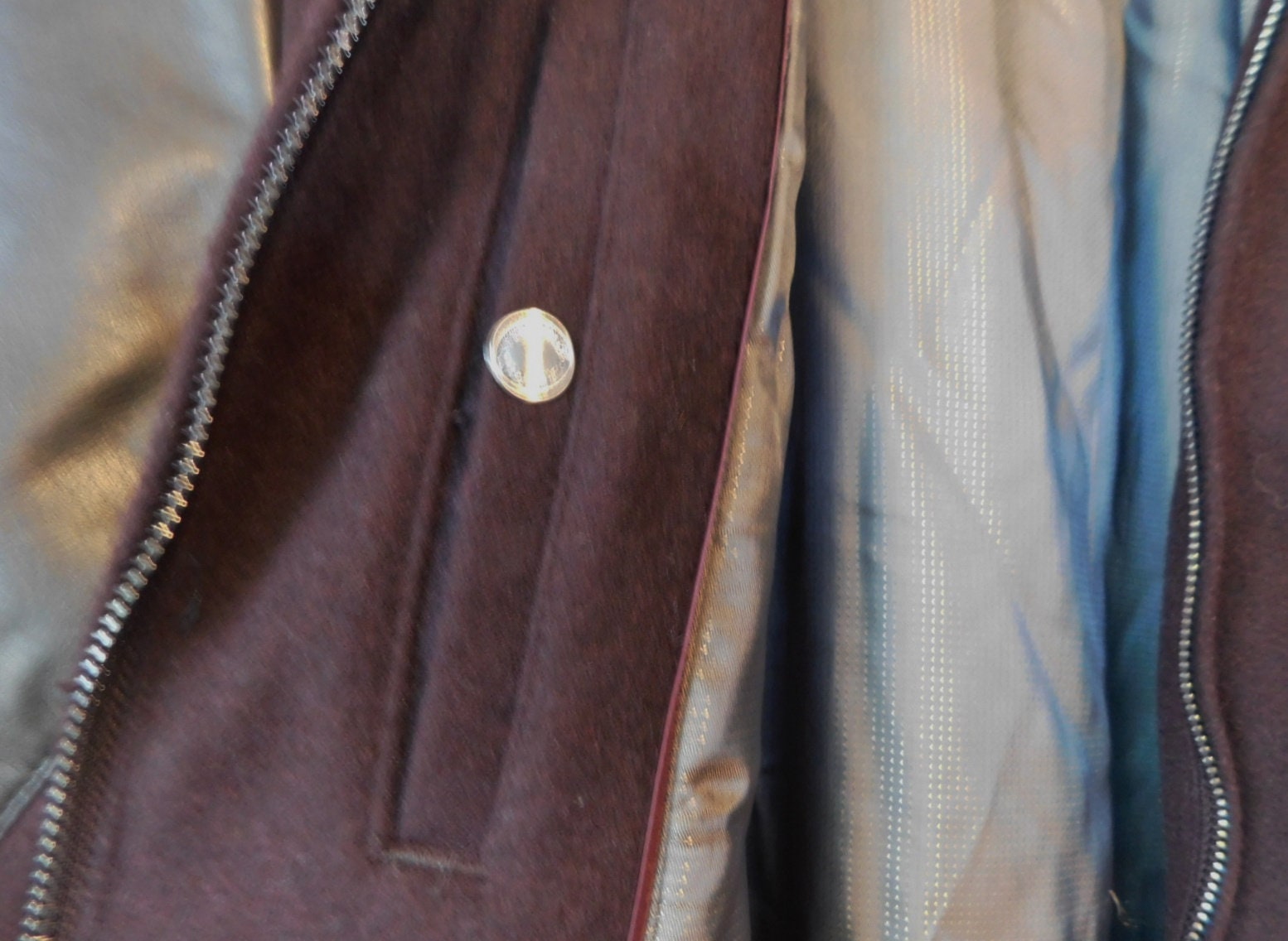 Manteau Homme Perry Ellis Paon - Laine Mélangée, Anthracite - Tailles L Et XL Neuves Avec étiquettes