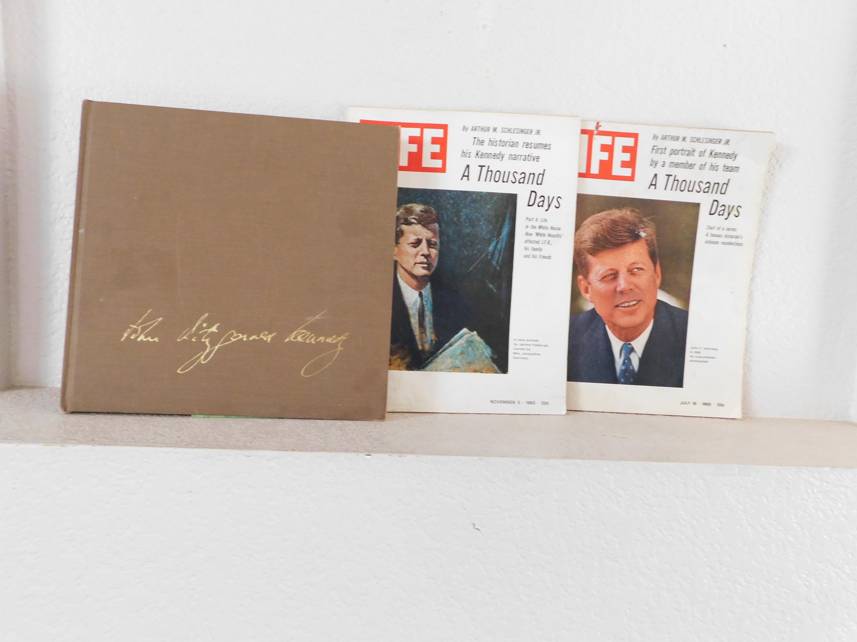 その他 m.mama 1965 John Fitzgerald Kennedy Book, LIFE Magazines,legacy