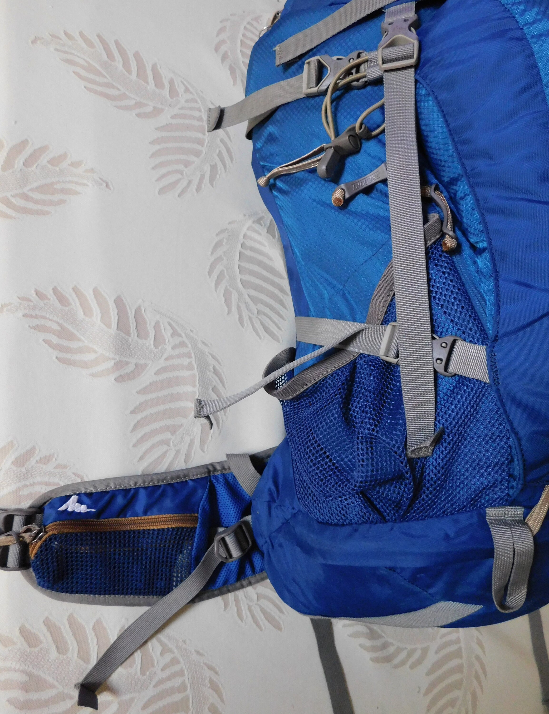 Gregory Z40 Size M Crossflo Blue Gray Hiking Bakpack/made in Japan