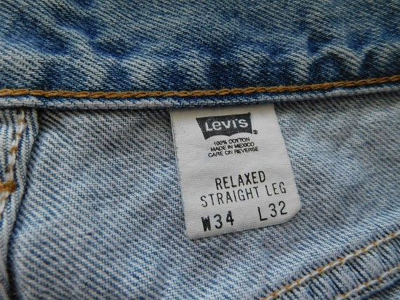 Levi's relaxed stonewashed 34 X 32 men's jean pan… - image 6
