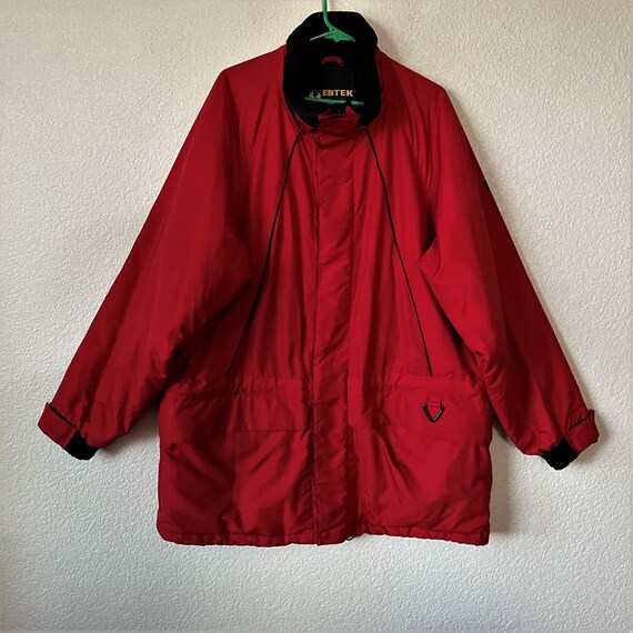 Eddie Bauer men's size XL red  jacket/thinsulate r