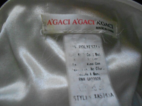 VINTAGE Agaci size S formal dress/Agaci vintage e… - image 10