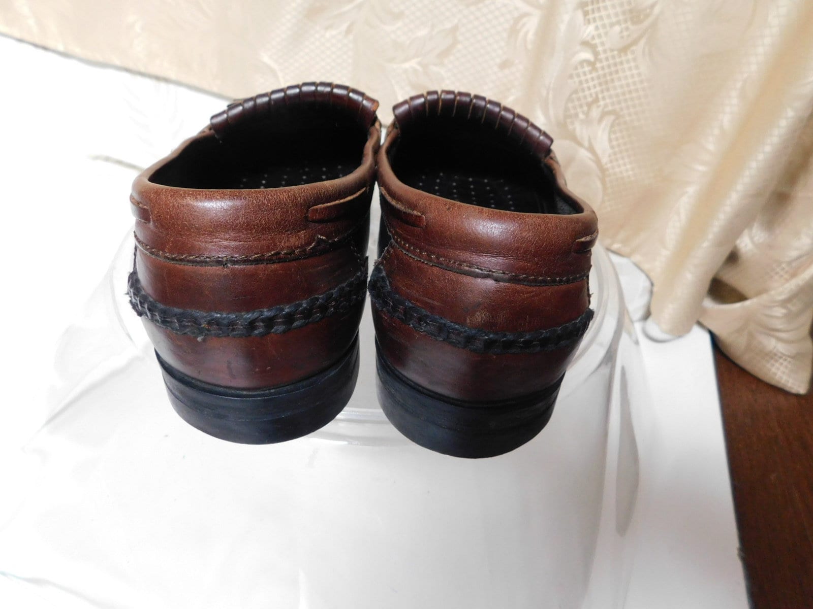 Johnston & Murphy Passport Leather Tassel Loafers‎ Size 9 JOHNSTON & MURPHY Mens Brown Leather Tassel Loafers. Size 9  main image 2