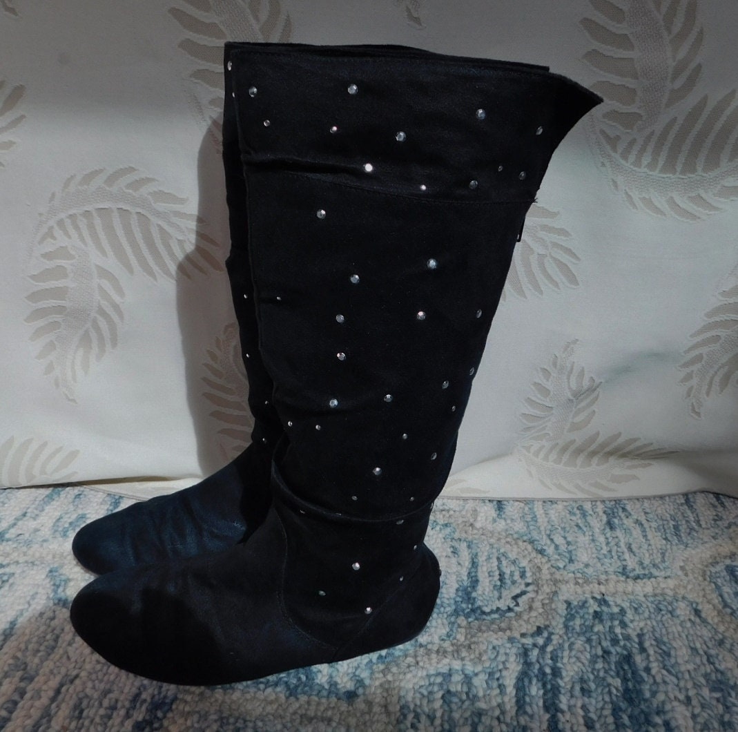 SHOE PAINT Black Flat Sandal for Woman_Uk6 : : Shoes & Handbags