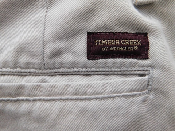 Timber Creek size 34 men's beige cotton pants/Fro… - image 5