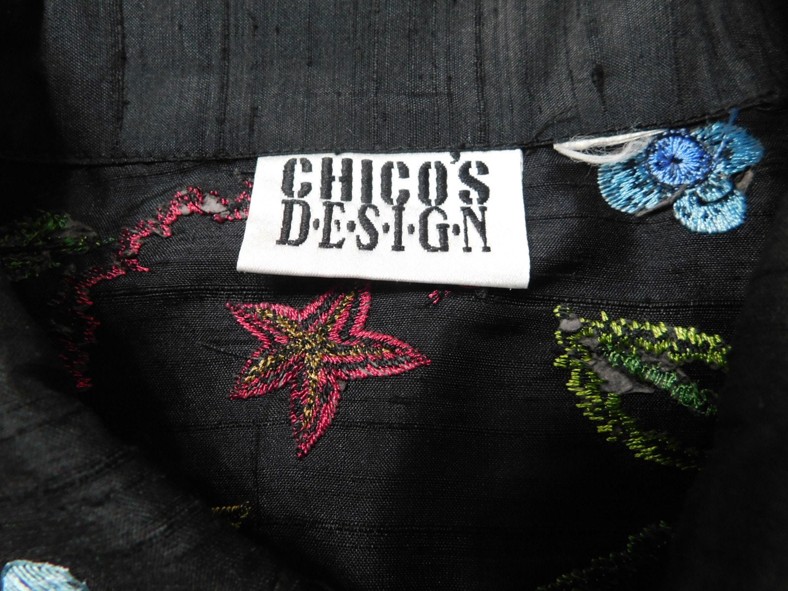 Chicos embroidered best sale jacket
