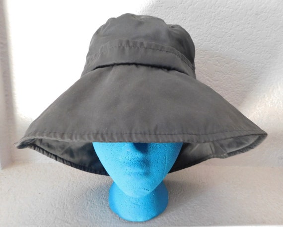 Head up cotton bucket rain hat/made in Canada 100… - image 1