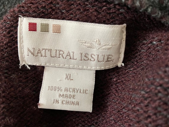 Natural issue size XL color  block men's pullover… - image 3