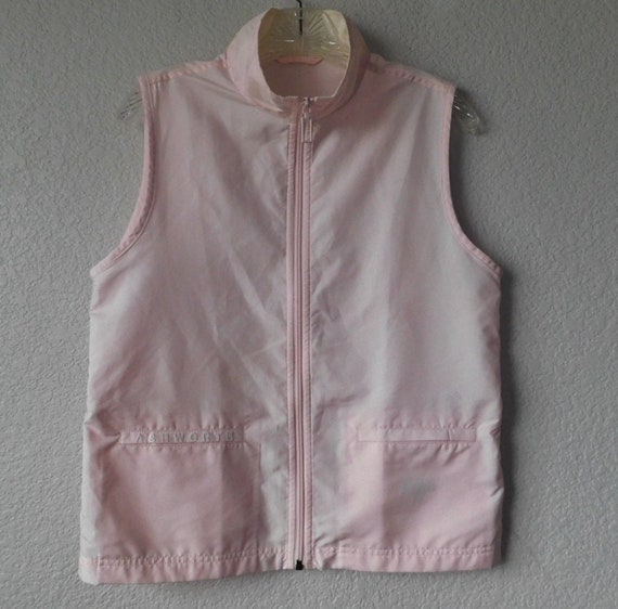 Ashworth SIZE 6 light pink vest/waist draw string… - image 1