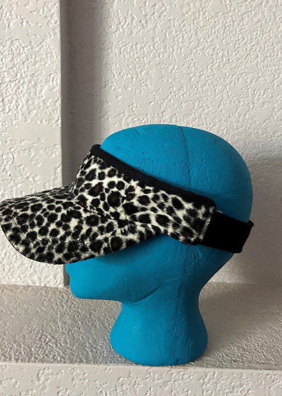 Tilt one size leopard pattern summer visor/origin… - image 2