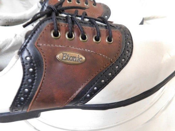 Etonic difference woman's golf shoes/white brown … - image 7