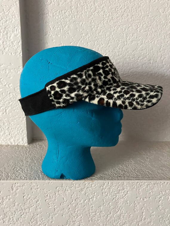 Tilt one size leopard pattern summer visor/origin… - image 3