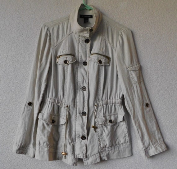 INC international concepts size S women's linen j… - image 1