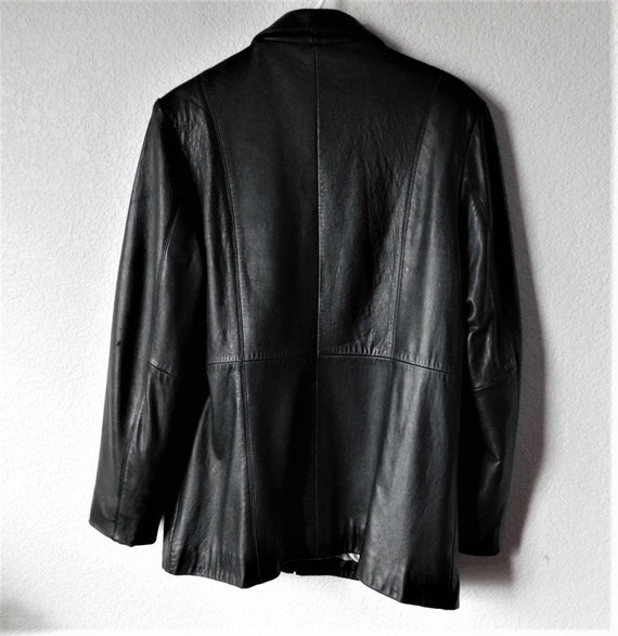 Adler Collection Size XL New Zealand Lamb Skin Jacket/black New