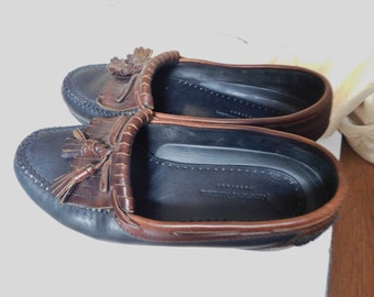Men\'s Johnston and Murphy Passport Kilty Tassel loafers in Brown Size 12M Johnston & Murphy Passport Brown Leather Kiltie Tassel  main image 3