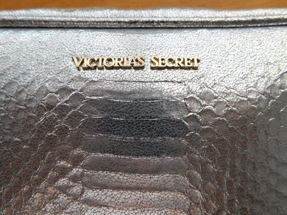New Victoria Secret python emboss SILVER gold cha… - image 7