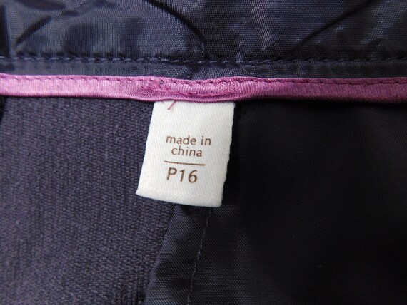 Coldwater Creek SIZE 16P Corduroy Pants purple Soft Relax Corduroy