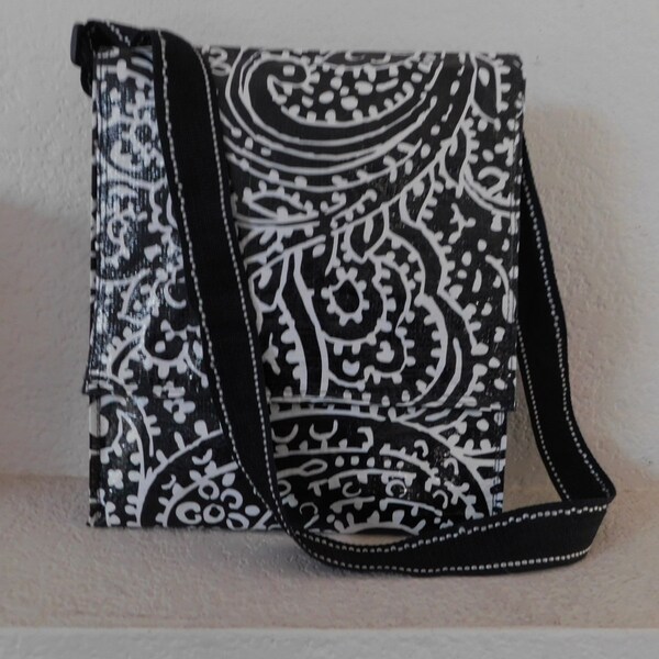 Black Crochet Bag Etsy