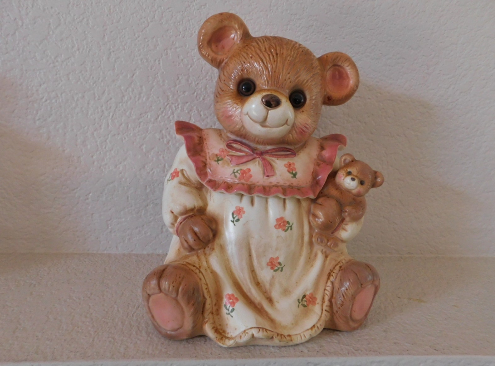 1960's Teddy Bear Cookie Jar/ Teddy Bear Ceramic Cookie | Etsy