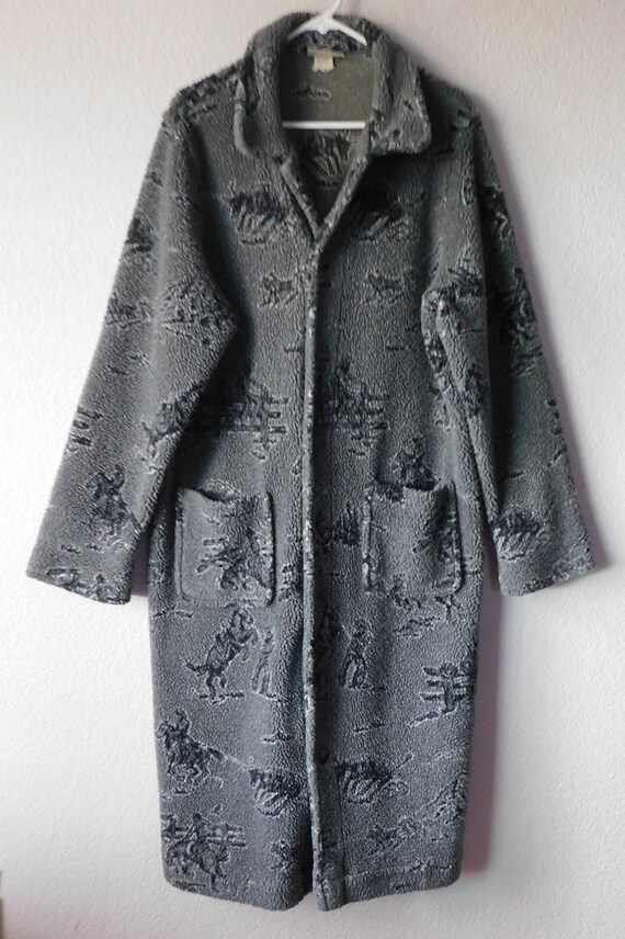 Chico's vintage men's house coat/western cowboy th