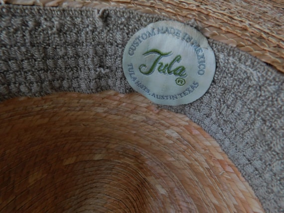 Men's vintage palm leaf sun hat/vintage custom pa… - image 6