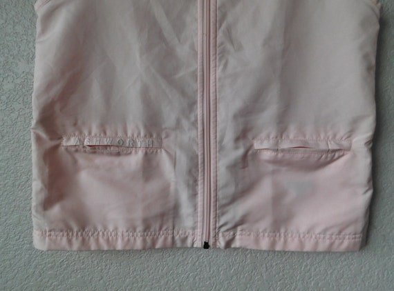 Ashworth SIZE 6 light pink vest/waist draw string… - image 3