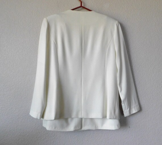 Studio B size 16 women's 2 piece skirt jacket sui… - image 4