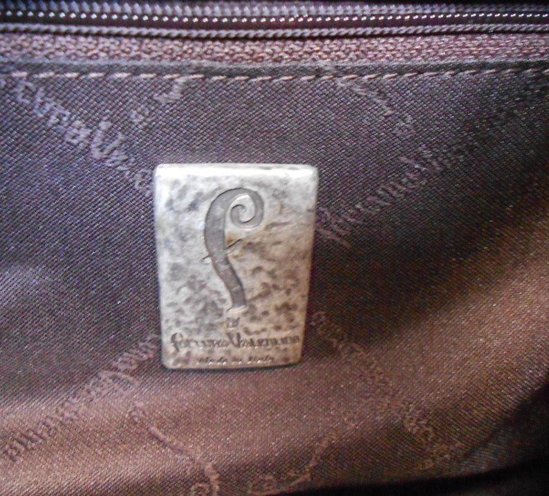 Rare Fortuna Valentino legendary python skin leather shoulder bag1950/'s Valentino real pytone skin gold tone hardware leather shoulder bag