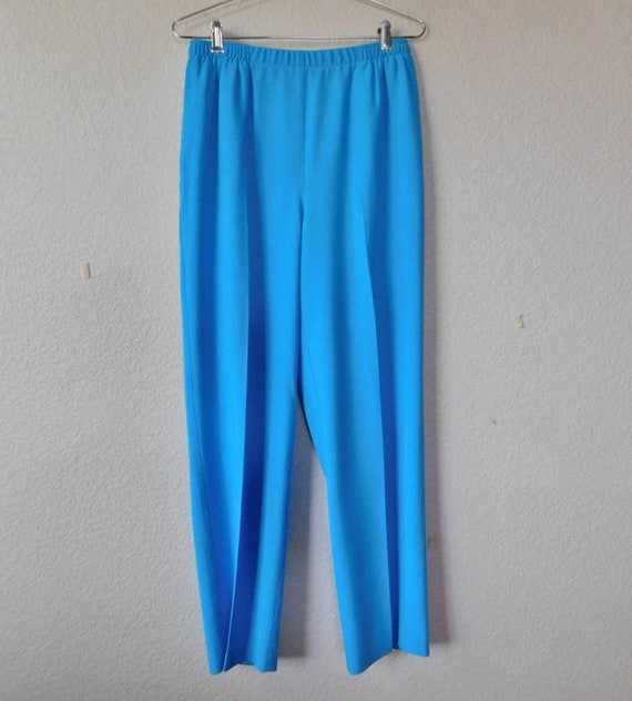 Draper's & Damon's  size M 2 pc pants suit/Turquo… - image 10