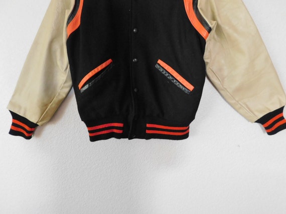 FR2 Neo Leather Varsity Jacket Biker Faux Leather Varsity Jacket