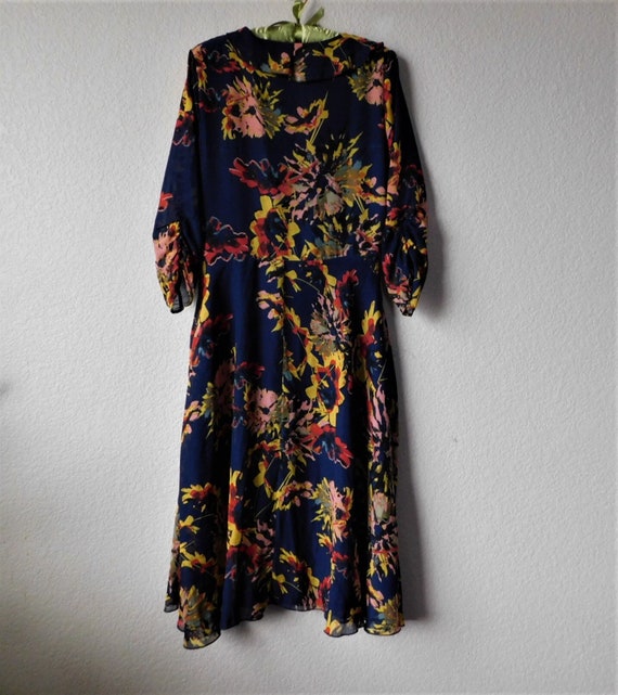 Robert Louis Size M Sheer Dress/floral Multiple Colors - Etsy Ireland