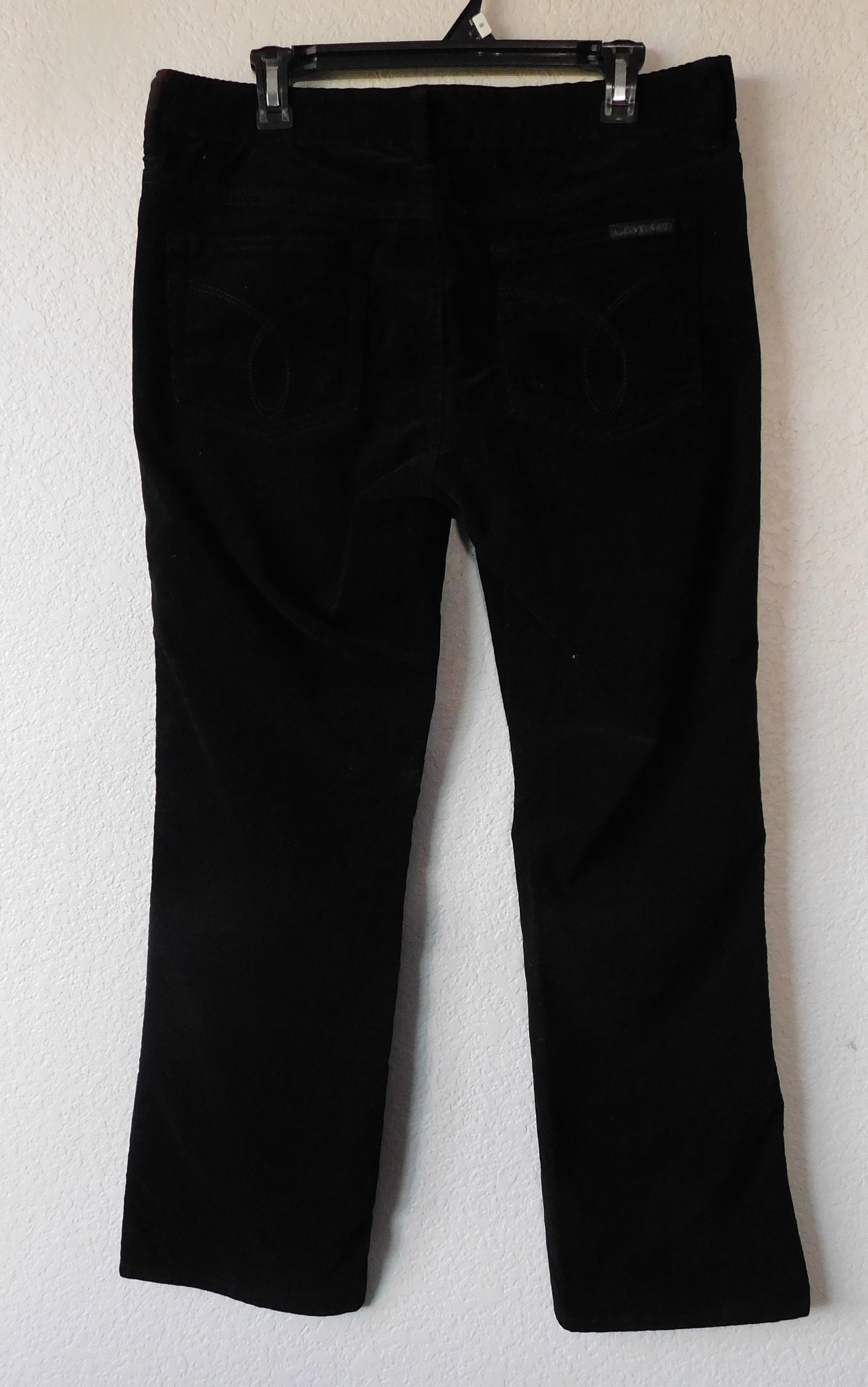 Calvin Klein Jeans Size 12 Women's Black Corduroy - Etsy