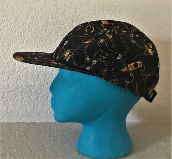 Vans hat chains diamonds dice jewels chain Black Cap with Gold Chain Design Amazon.com: 3pcs Metal Chains for Baseball Cap Decoration  main image 2