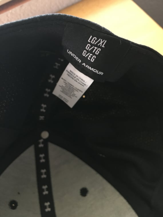 Under Armour talla LG/XL gorra de negra/logotipo - Etsy México