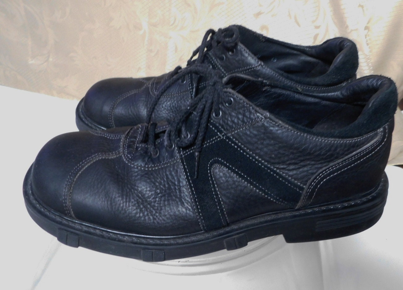 Vtg Bed Stu The Next Step Black Leather Mens Shoes EU 46 Grunge Emo Quality Lace BED STU the Next Step Men main image 3