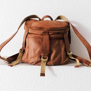 Lucky Brand Leather Backpack Bag POINT LEATHER BACKPACK | Lucky Brand main image 2