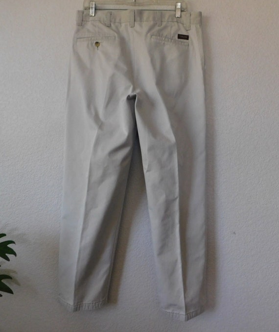 Timber Creek size 34 men's beige cotton pants/Fro… - image 3