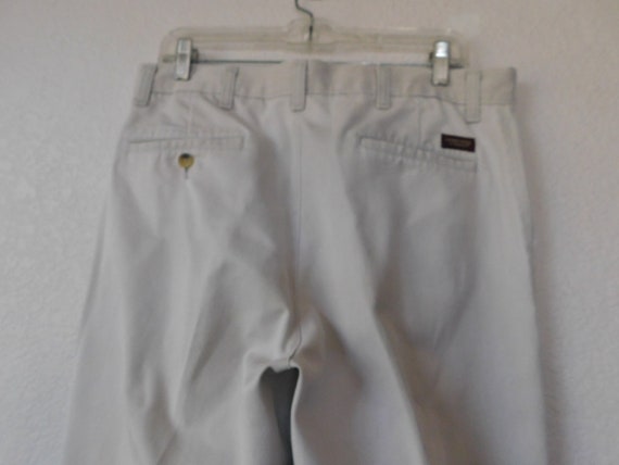 Timber Creek size 34 men's beige cotton pants/Fro… - image 4