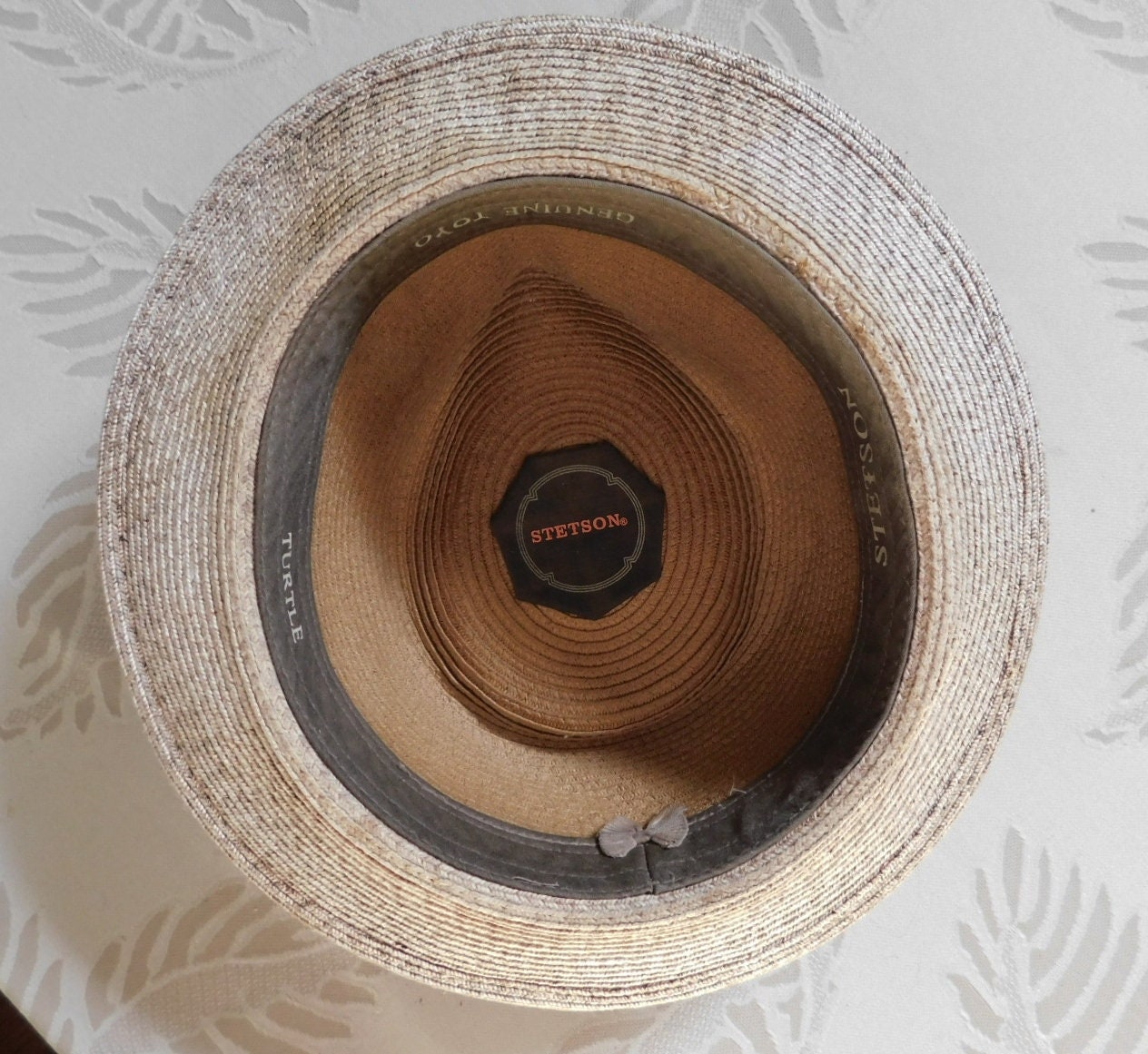 Vintage Stetson Genuine Toyo Hat/vintage 2 Tone Colors