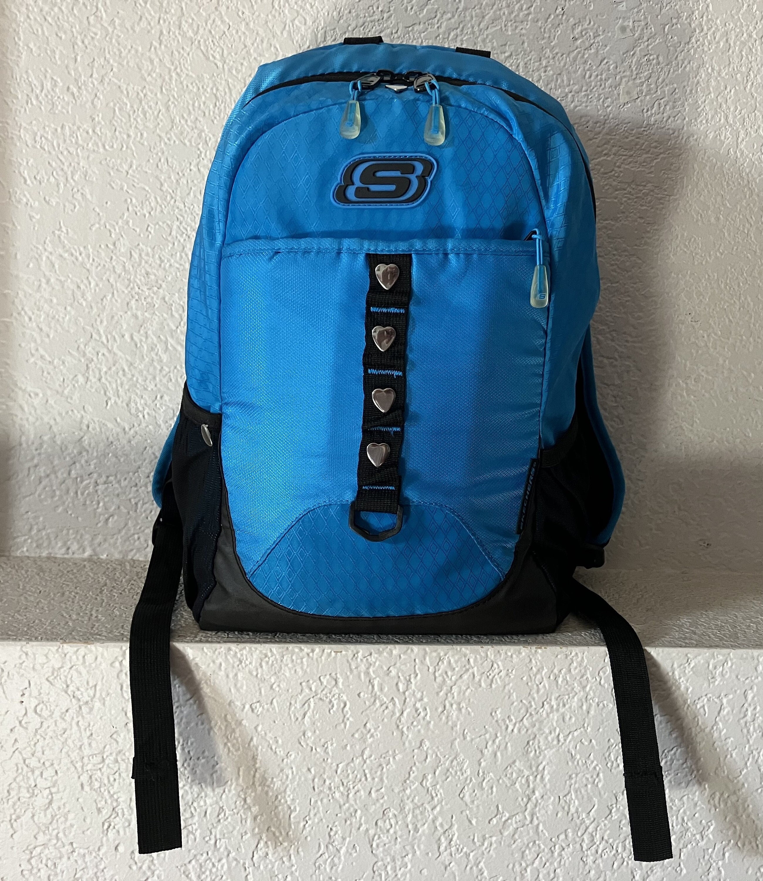 Skechers backpack blue sale