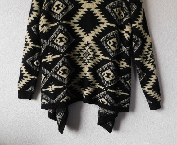 Collective Concepts size M open front drape sweat… - image 4