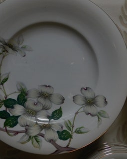 54 Pcs Meito Norleans China Dinner Set/livonia (dogwood) 1952'S