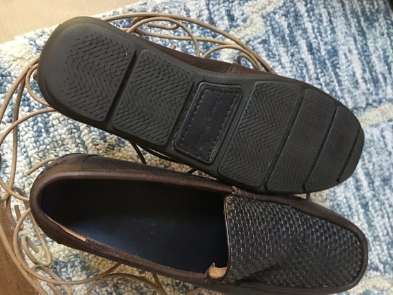 Vintage  size 11M men's  brown leather shoes/brow… - image 3