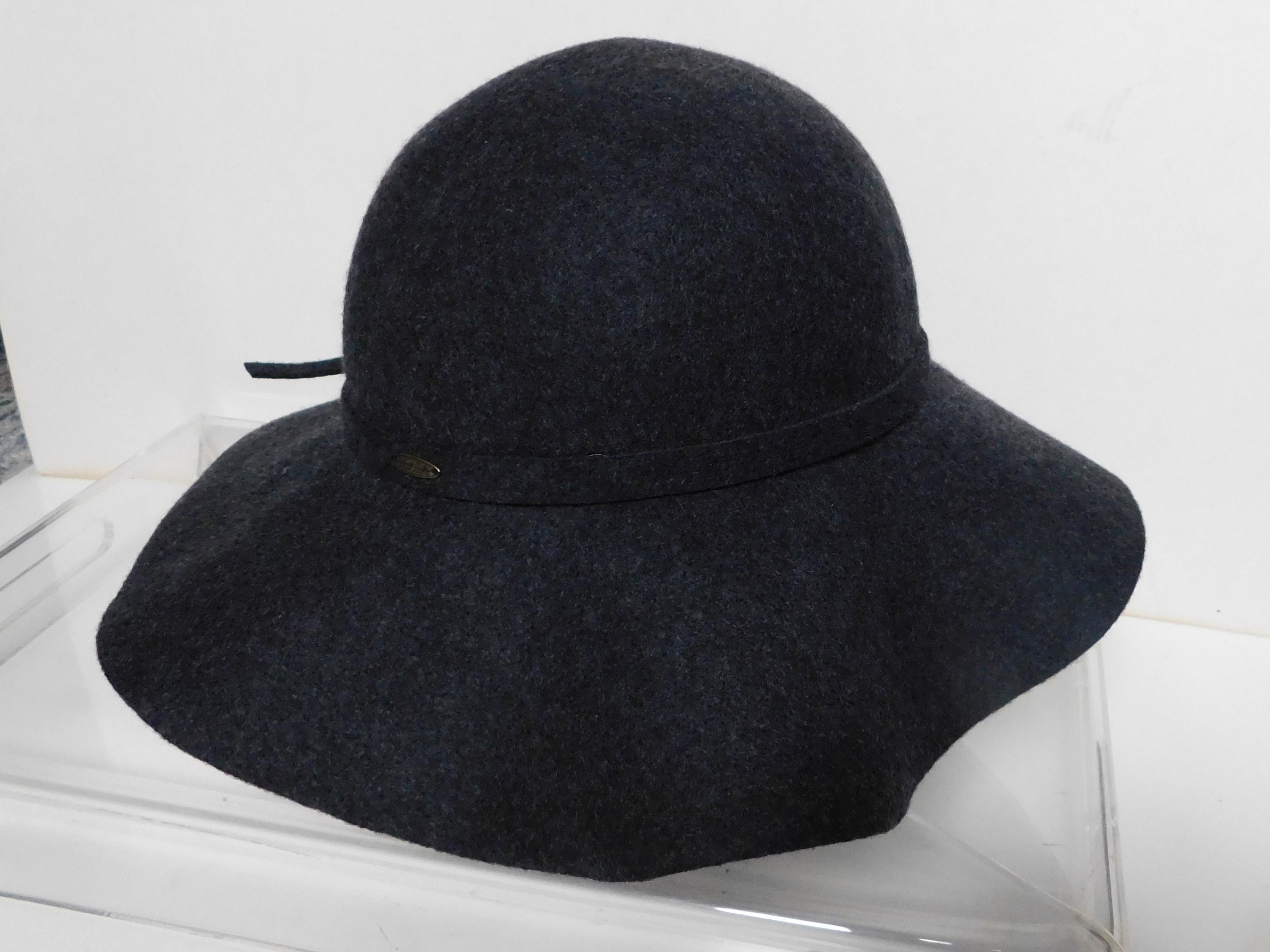 Scala Collections Women's Wool Dark Gray Felt Hat/ Scala 100% Wool Hand Crafted Dark Gray hat/size 23