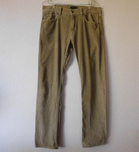 Banana Republic size 34x34 men's tan corduroy pant